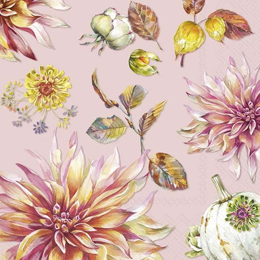 Serviett lunch Dahlia Dream Pink