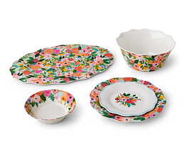 Garden Party Dessert Plate set/4