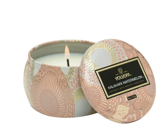 Kalahari Watermelon Mini Tin Candle 25 Timer