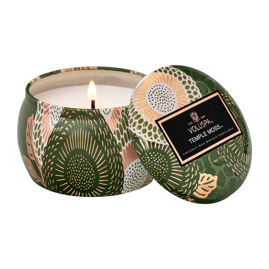 Temple Moss Mini Tin Candle 25 Timer