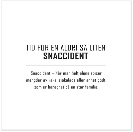 Serviett lunch Snaccident