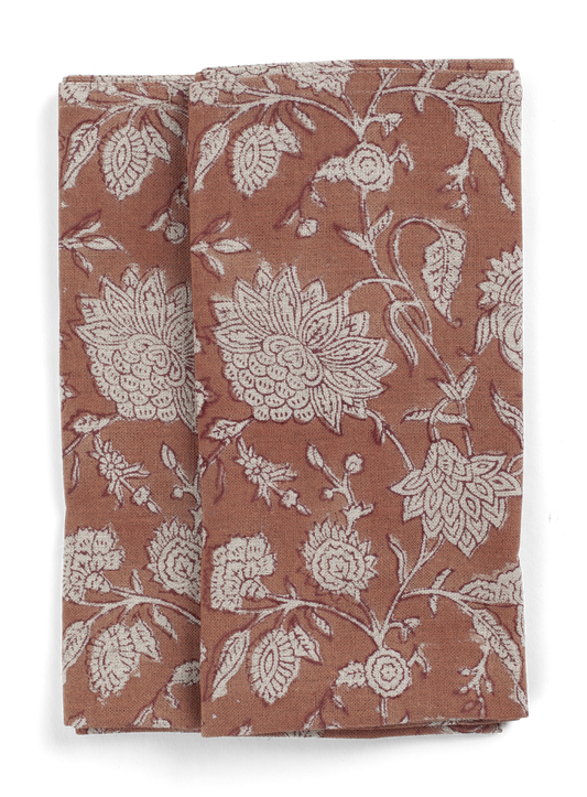 Serviett Indian Rose Terracotta 2 stk