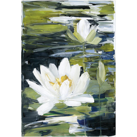 Kort m/konvolutt Water Lilies