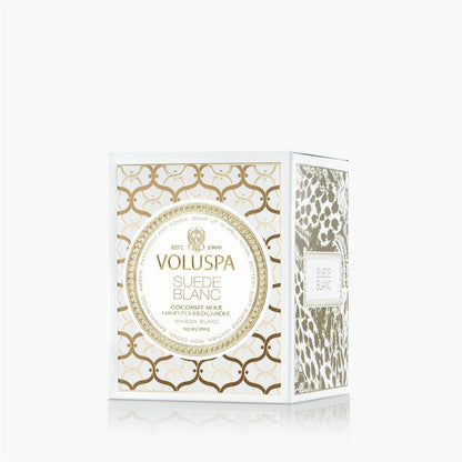 Suede Blanc Classic Boxed Candle 60 Timer