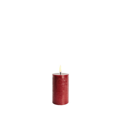 LED kubbelys Carmine red 5,8x10,1 cm