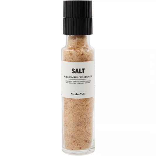 Salt hvitløk og rød chili 325 gram